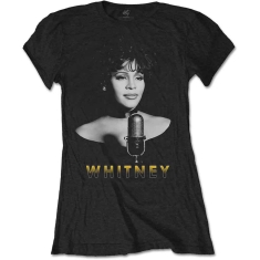 Whitney Houston - B&W Photo Lady Bl   