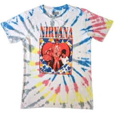 Nirvana - Heart Uni Wht Dip-Dye   