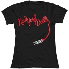 New York Dolls - Lipstick Logo Lady Bl   