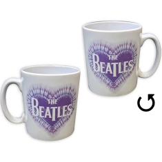 The Beatles - Heart & Drop T Logo Wht Unboxed Mug
