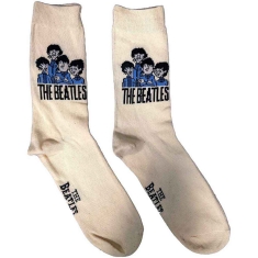 The Beatles - Cartoon Group Lady Cream Socks: 