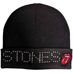 Rolling Stones - Stones Embellished Bl Beanie H