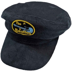 The Beatles - Oval Logo Navy Corduroy Hat: 
