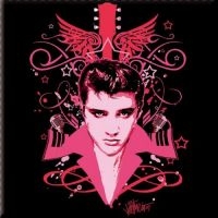 Presley Elvis - Kylskåpsmagnet (Ca 7,5X7,5Cm)