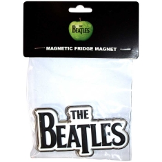 The Beatles - Black Drop T Logo Magnet