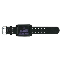 Black Sabbath - Logo & Creature Leather Wriststrap