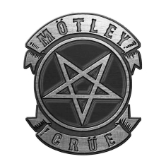 Motley Crue - Pentagram Retail Packed Pin Badge