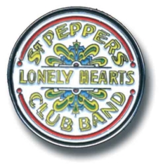 The Beatles - Sgt Pepper Drum Pin Badge