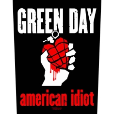 Green Day - American Idiot Back Patch