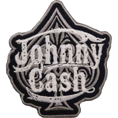 Johnny Cash - Spade Bl Woven Patch