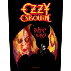 Ozzy Osbourne - Patient No. 9 Back Patch