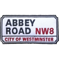 Rock Off - Abbey Road Nw London Sign Woven Patch
