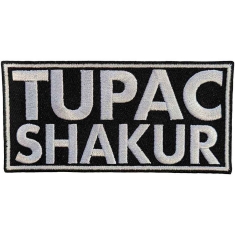Tupac - Text Logo Woven Patch