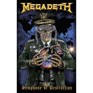 Megadeth - Textile Poster: Symphony Of Destruction