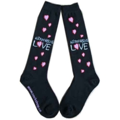 The Beatles - All You Need Is Love Lady Bl Knee Socks