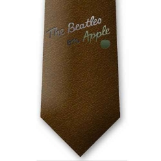 The Beatles - On Apple Burnt Brown Silk Neck Tie