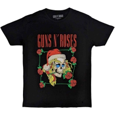Guns N Roses - Holiday Skull Uni Bl    (2XL)