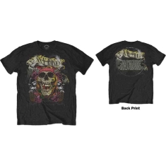 Guns N Roses - Trashy Skull Uni Bl    S