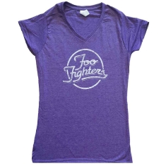 Foo Fighters - Text Logo Lady Purp 