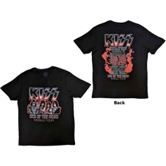 Kiss - End Of The Road Tour Red Uni Bl 