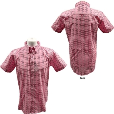 Pink Floyd - Courier Pattern Uni Pink Shirt:  S