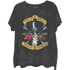 Guns N Roses - Appetite Washed Boys T-Shirt Bl Dip-Dye