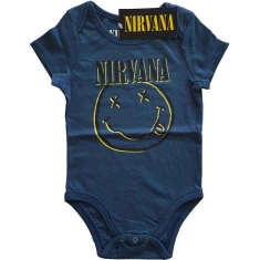 Nirvana - Happy Face Toddler Navy Babygrow