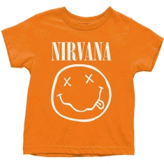 Nirvana - Nirvana White Happy Face Toddler Orange 