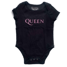 Queen - Queen Pink Logo Toddler Bl Babygrow:03M