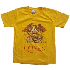 Queen - Classic Crest Boys T-Shirt Yell