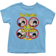 The Beatles - Yellowsub  Holes Lht Blue T-Shirt