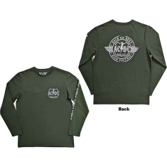 Ac/Dc - Rock Or Bust Uni Green Long Sleeve