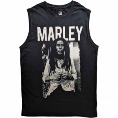 Bob Marley - Marley B&W Uni Bl Tank Shirt 