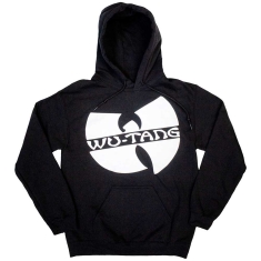 Wu-Tang Clan - Slanted Logo Mono Uni Bl Hoodie 