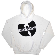 Wu-Tang Clan - Slanted Logo Mono Uni Wht Hoodie 