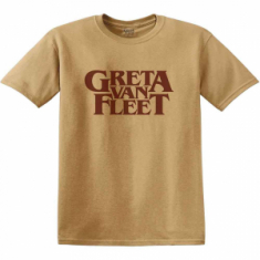 Greta Van Fleet - Logo Uni Old Gold T-Shirt