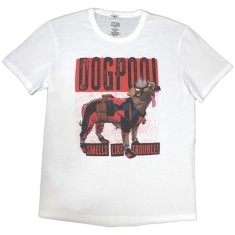 Marvel - Deadpool Dogpool Smells.. Wht T-Shirt
