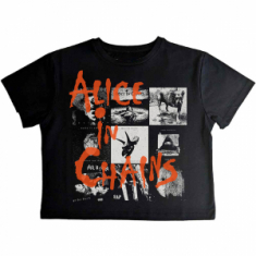 Alice In Chains - Albums Montage Lady Bl Crop Top