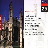 Tallis - Musica Sacra - Motetter in the group OTHER / Övrigt /  at Bengans Skivbutik AB (560482)