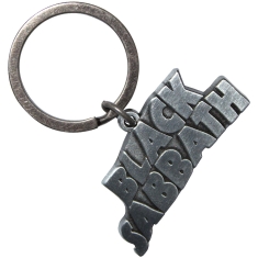 Black Sabbath - Silver Wavy Logo Keychain
