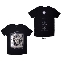 Behemoth - The Shit Ov God Vertical Logo Cover Uni Bl T-Shirt