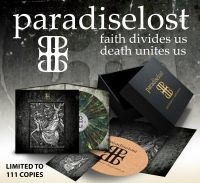 Paradise Lost - Faith Divides Us - Death Unites Us (Ltd - 111 copies! / Gold embossed box / Triple Gatefold / Cork Slipmat / Splatter Vinyl LP)
