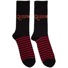 Queen - Logo & Stripes Uni Bl Socks
