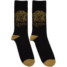 Queen - Gold Crest Bl Socks