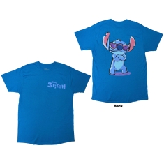 Disney - Stitch Logo F&B Uni Blue T-Shirt