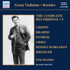Fritz Kreisler - Solo Recordings Vol 5