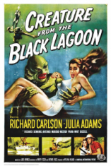 Movie Poster - Creature From The Black Lagoon 91,5 X 61 Cm