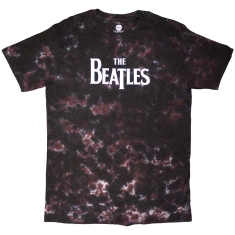 Beatles - Drop T Logo Uni Brown Dip-Dye T-Shirt