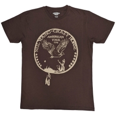 Neil Young - Tour 76 Seal Uni Brown T-Shirt