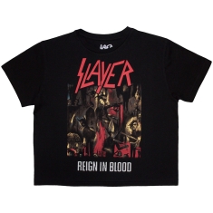 Slayer - Reign In Blood Lady Bl Crop Top